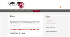 Desktop Screenshot of cantonrestaurants.com